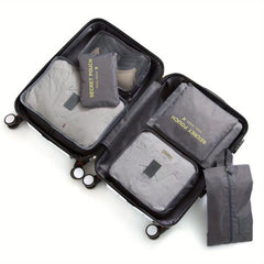 7 Pcs Travel Storage Bags Lightweight Organizers Multifunctional Packages