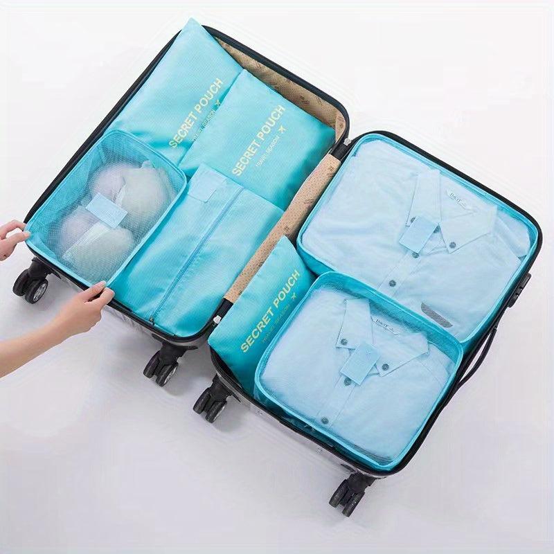 7 Pcs Travel Storage Bags Lightweight Organizers Multifunctional Packages