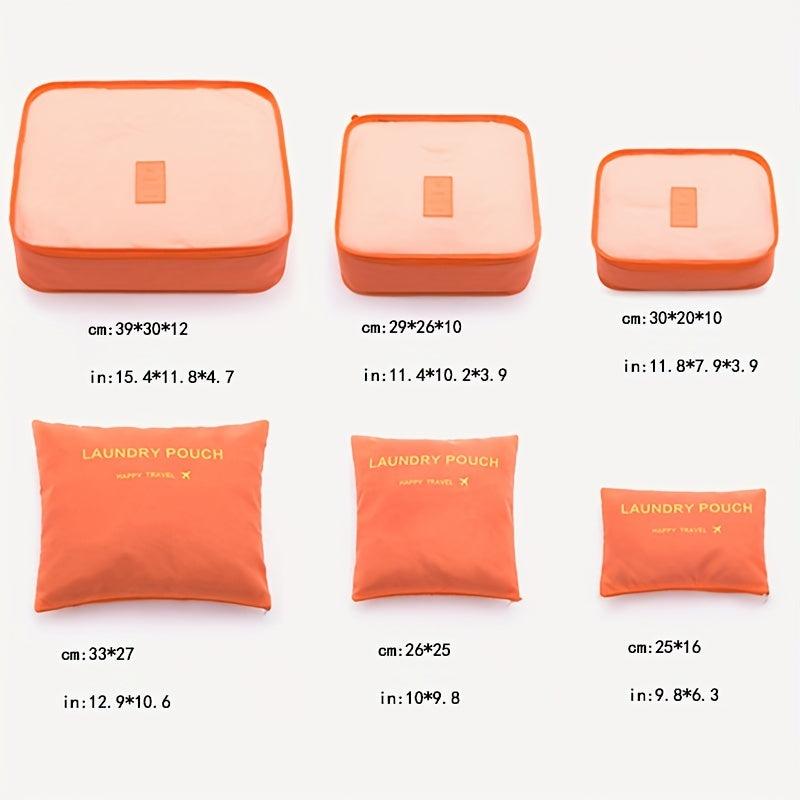 7 Pcs Travel Storage Bags Lightweight Organizers Multifunctional Packages
