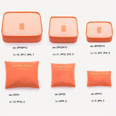 7 Pcs Travel Storage Bags Lightweight Organizers Multifunctional Packages