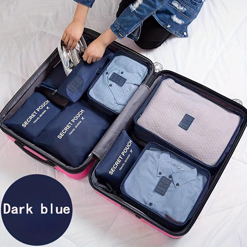 7 Pcs Travel Storage Bags Lightweight Organizers Multifunctional Packages