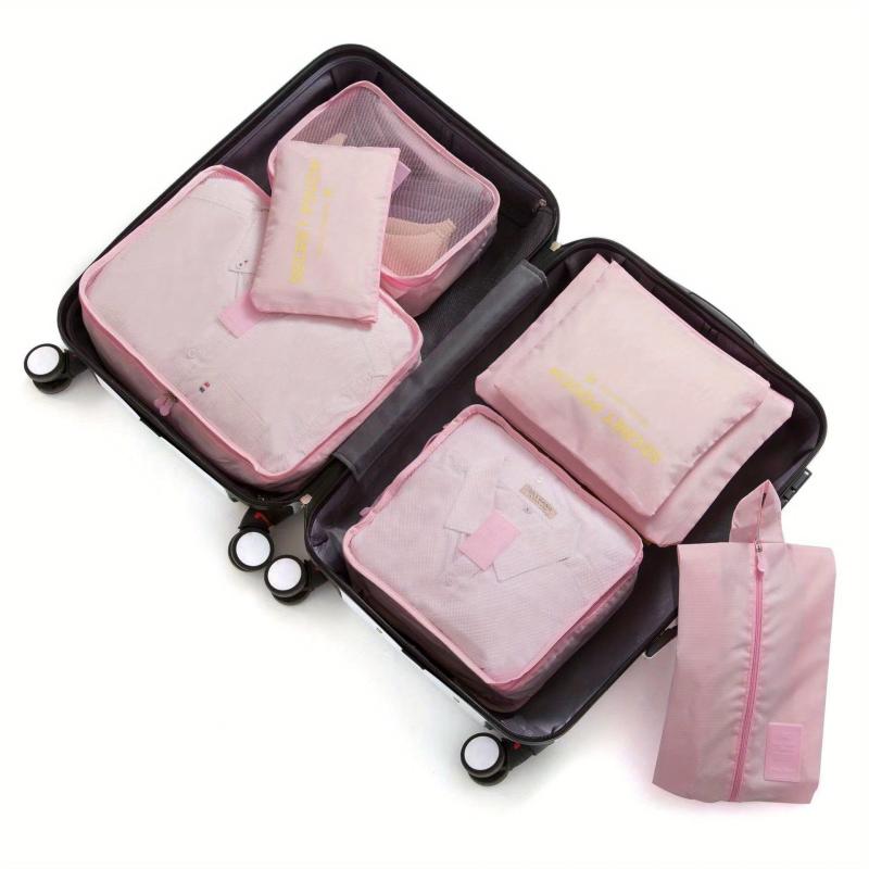 7 Pcs Travel Storage Bags Lightweight Organizers Multifunctional Packages