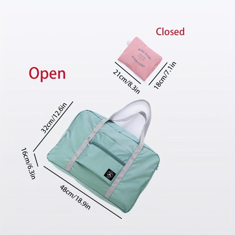 Large Capacity Portable Duffle Bag Lightweight Foldable Travel Storage Bag
