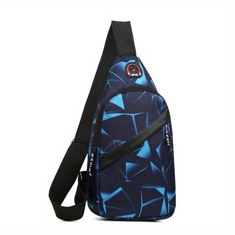 Stylish Chest Bag For Travel Casual Crossbody Bag Lightweight Sports Bag