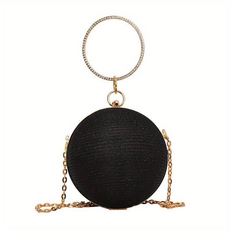 Glitter Handbag with Chain for Party & Wedding