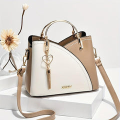 Tassel Crossbody Bag with Top Ring - Stylish and Functional