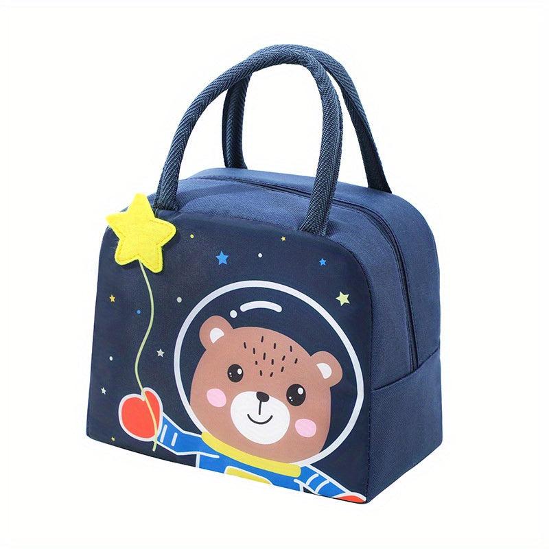 Cartoon Lunch Box Bag Insulated Food Container Portable Meal Bag
