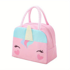 Cartoon Lunch Box Bag Insulated Food Container Portable Meal Bag