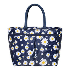 Flower Print Lunch Box Bag Thermal Insulation Hand Bag