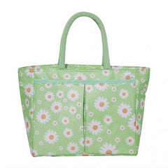Flower Print Lunch Box Bag Thermal Insulation Hand Bag
