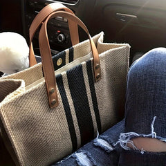 Large Capacity Canvas Tote Bag Lightweight Shoulder Bag