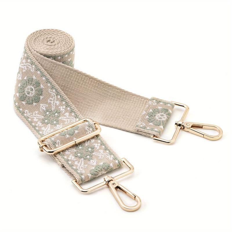 Ethnic Embroidered Hand Wrap Strap Adjustable Wide Strap
