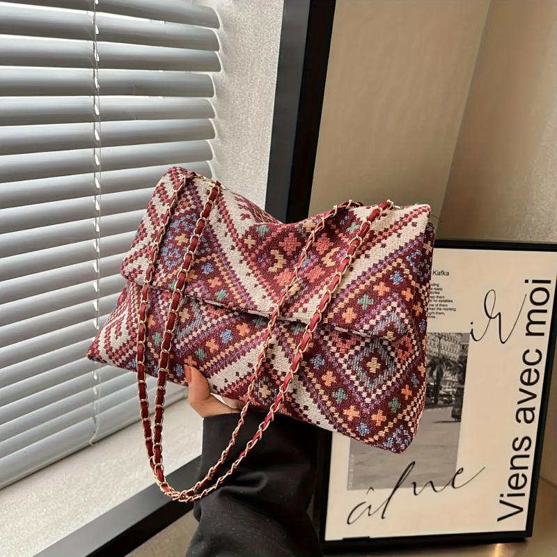 Ethnic Style Hand Bag Women's Versatile Crossbody Bag