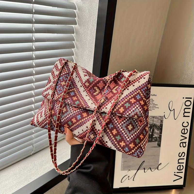 Ethnic Style Hand Bag Women's Versatile Crossbody Bag