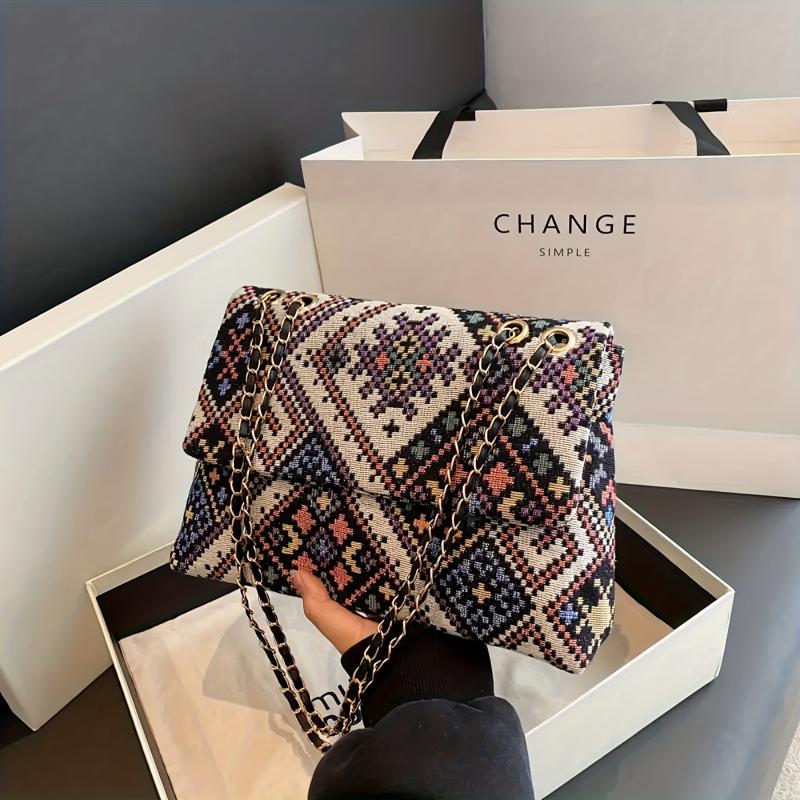 Ethnic Style Hand Bag Women's Versatile Crossbody Bag