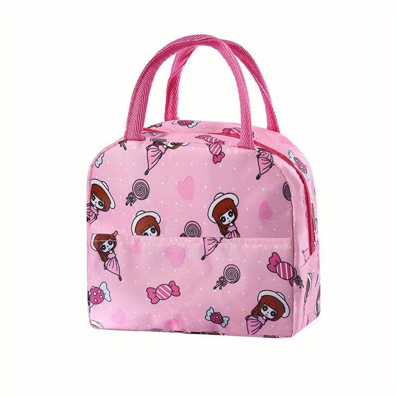 Pattern Lunch Storage Bag Lightweight Portable Versatile Bag For Work