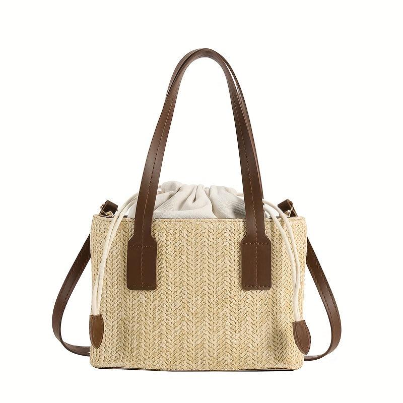 Boho Style Woven Beach Bag for Women