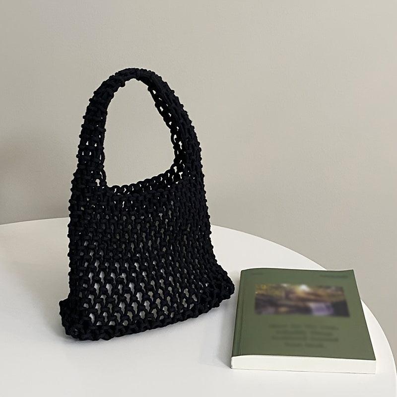 Mesh Handbag Crochet Beach Bag