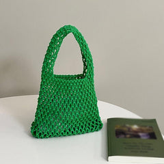 Mesh Handbag Crochet Beach Bag