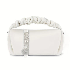 Cloud Pleated Tote Bag PU Leather Handbag Women's Casual Clutch Purse