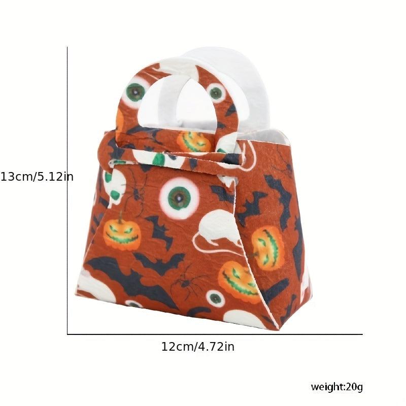 6 Pcs Halloween Pattern Handbag Versatile Candy Storage Bag