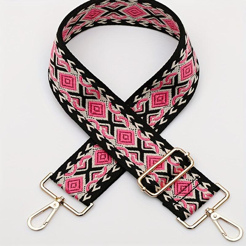 Embroidery Adjustable Shoulder Strap Replacement Bag Accessories