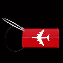 1pc Aluminum Alloy Luggage Tag Aircraft Cargo Hanging Tag Metal Luggage Tag