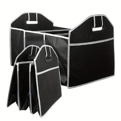 Foldable Car Organizer Lightweight Large Capacity Portable Box with Grids