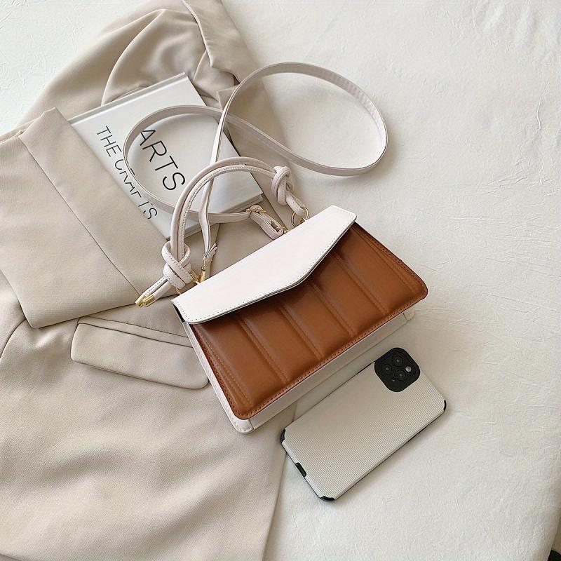 Knotted Crossbody Bag for Women Embroidery Flap Purse