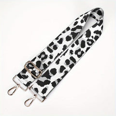 Leopard Print Shoulder Strap with Adjustable Metal Buckle