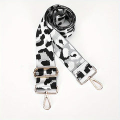 Leopard Print Shoulder Strap with Adjustable Metal Buckle