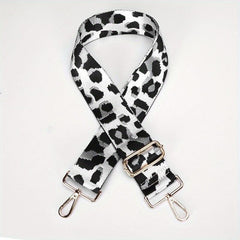 Leopard Print Shoulder Strap with Adjustable Metal Buckle
