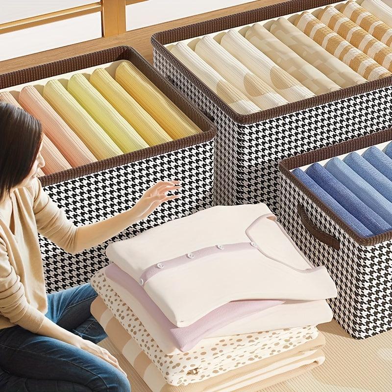 Houndstooth Luggage Bag Multifunctional Storage Bag
