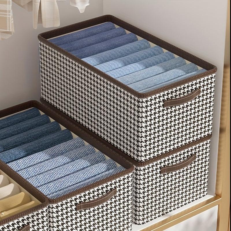 Houndstooth Luggage Bag Multifunctional Storage Bag