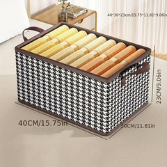 Houndstooth Luggage Bag Multifunctional Storage Bag