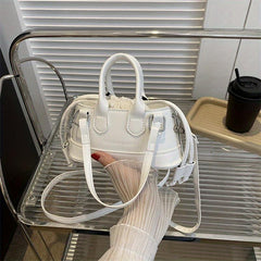 Mini Handbag Solid Drawstring Shoulder Bag