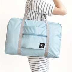 Foldable Duffle Bag Lightweight Portable Nylon Hand Gym Bag Women's Travel Bag