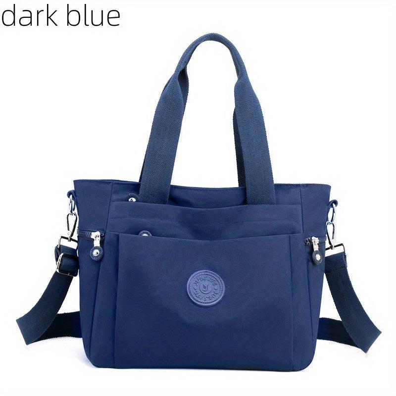 Large Capacity Crossbody Tote Bag Nylon Lightweight Messenger Bag