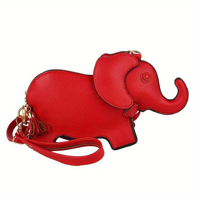Elephant Shaped Crossbody Bag Animal Clutch Purse Handbags