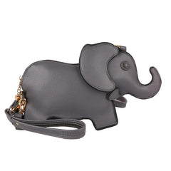 Elephant Shaped Crossbody Bag Animal Clutch Purse Handbags