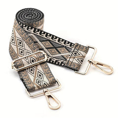 Bohemian Style Embroidered Shoulder Strap Adjustable Wide Strap