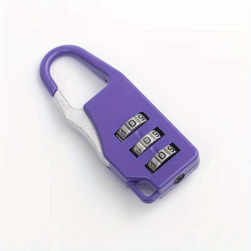 Mini 3-Digit Password Lock Padlock Suitcase Shoulder Bag Cabinet