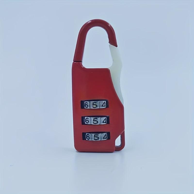 Mini 3-Digit Password Lock Padlock Suitcase Shoulder Bag Cabinet