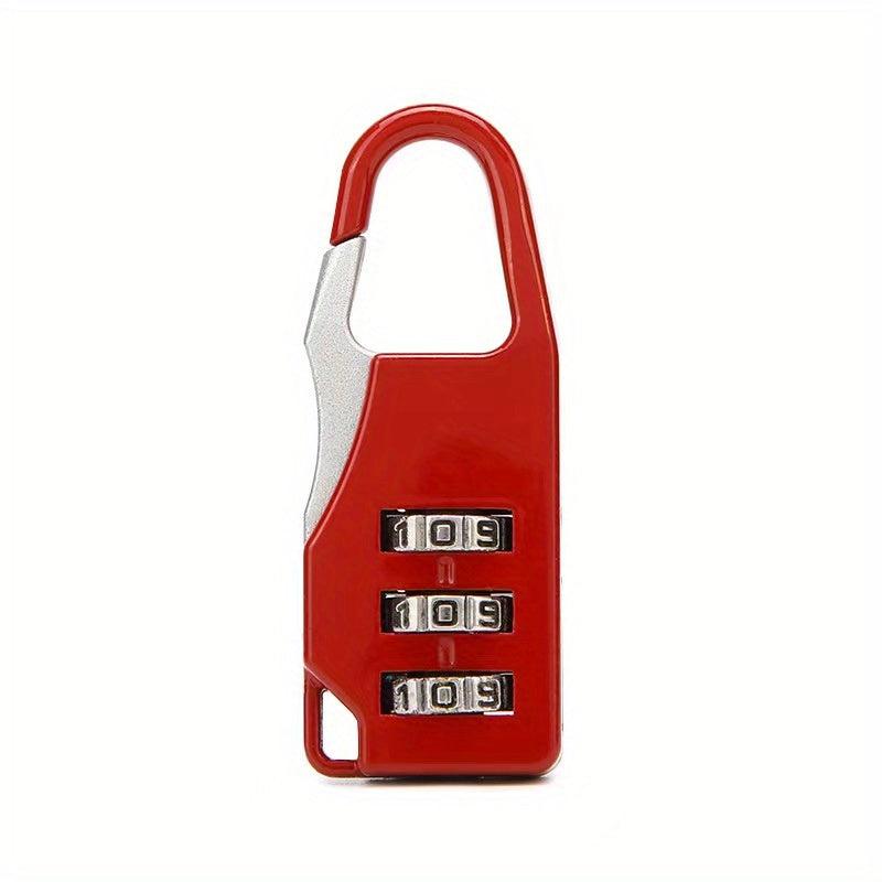 Mini 3-Digit Password Lock Padlock Suitcase Shoulder Bag Cabinet