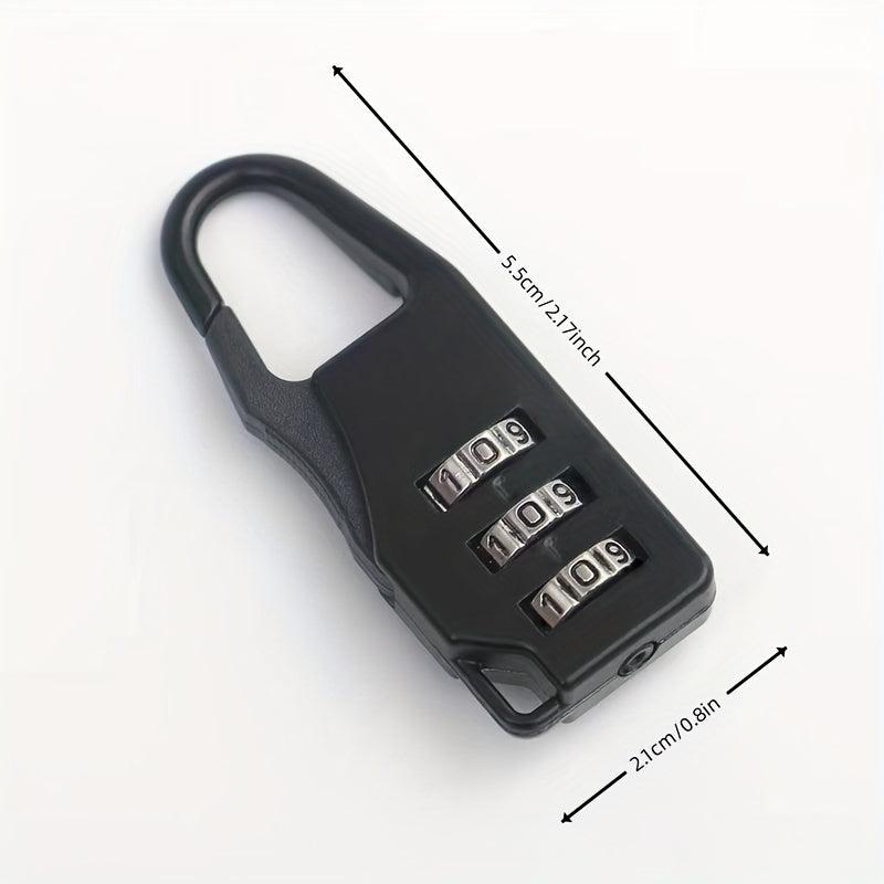 Mini 3-Digit Password Lock Padlock Suitcase Shoulder Bag Cabinet