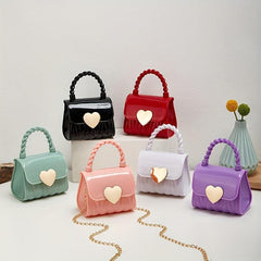 Versatile Mini Solid Silicone Crossbody Bag for Women
