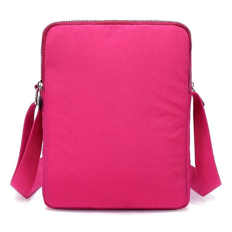 Zipper Crossbody Bag Adjustable Strap Small Phone Purse