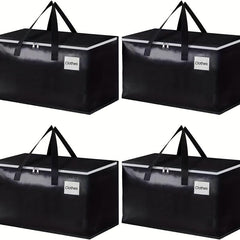 Extra Large Moving Boxes with Zipper Handles & Tag Pocket