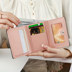 Rabbit Pattern Card Wallet PU Leather Lightweight Coin Purse