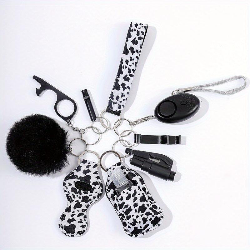Women's Self Defence Alarm & Bottle Opener Keychain Set